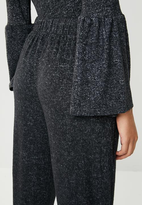 Brave Soul - Drawstring pant - charcoal