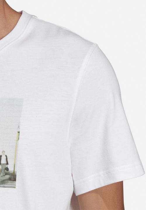 adidas Originals - Samstag photo tee - white
