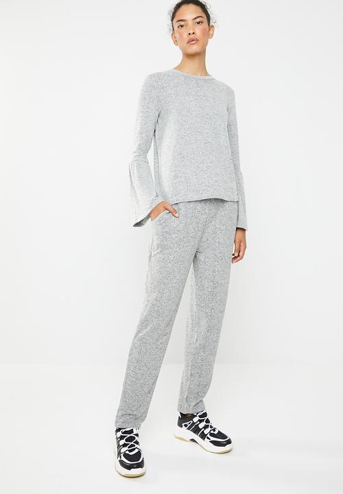 Brave Soul - Drawstring pant - grey 