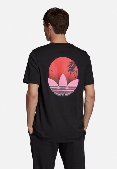 adidas Originals - Tropical crew tee - black
