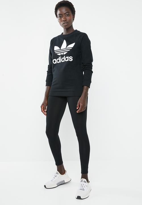 adidas Originals - Trefoil crew sweat - black
