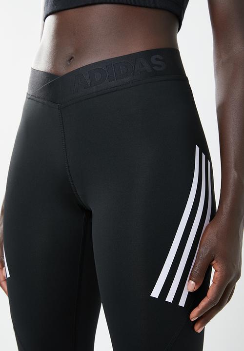 adidas - Ask 3 stripe tight - black