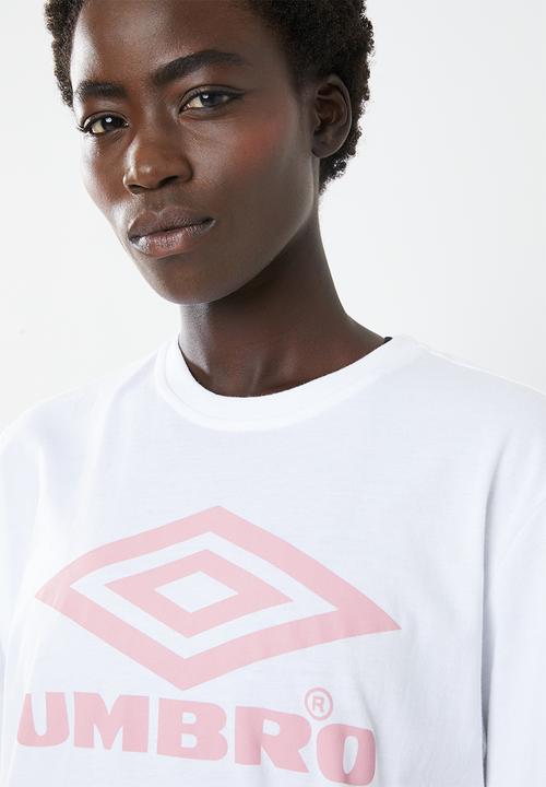 Umbro - Umbro boyfriend fit logo tee - white