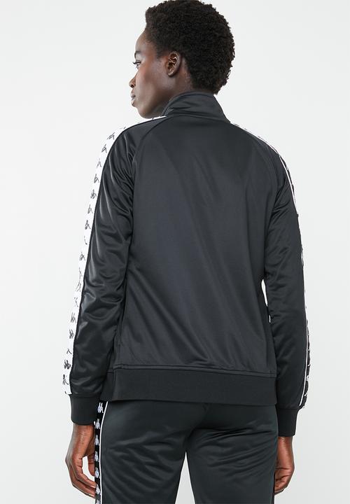 KAPPA - 222 Banda wanniston slim track jacket - A62 black & white