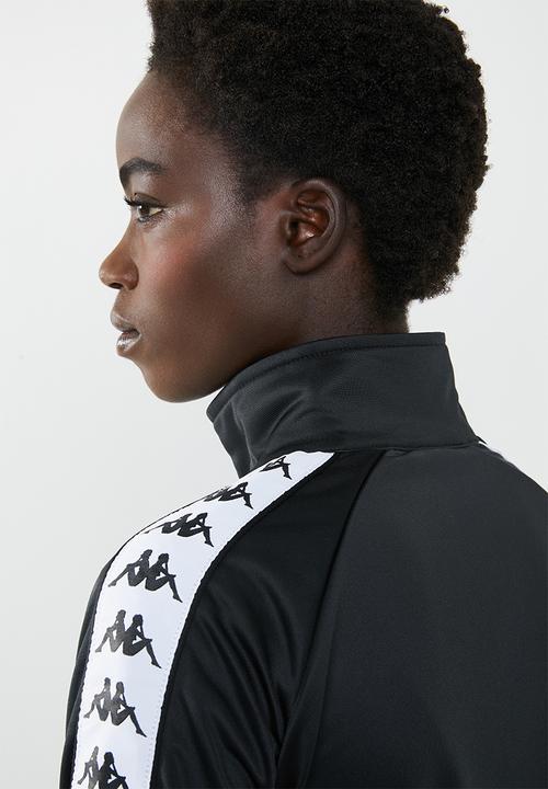 KAPPA - 222 Banda wanniston slim track jacket - A62 black & white