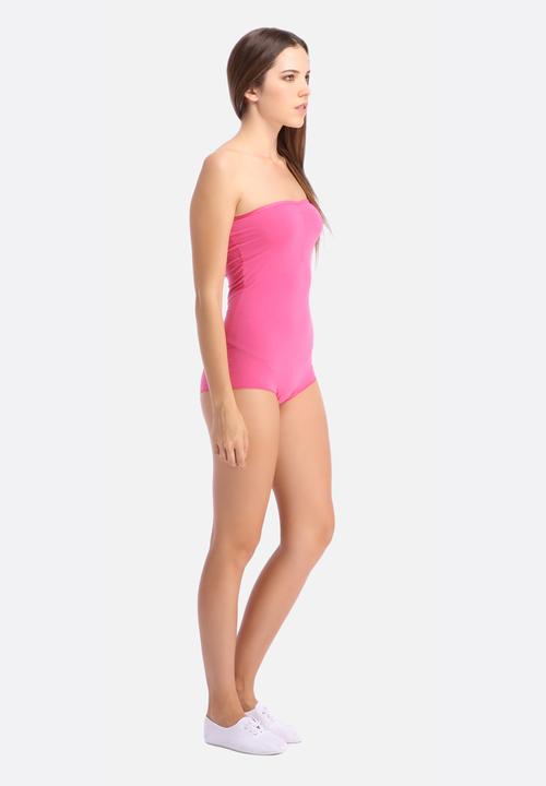 American Apparel - Cotton Spandex Jersey Rouched Bodysuit