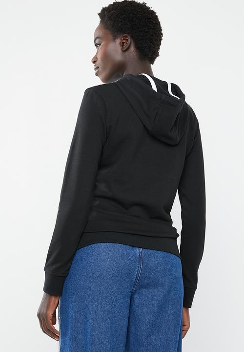 KAPPA - Authetic zimy hoodie - black