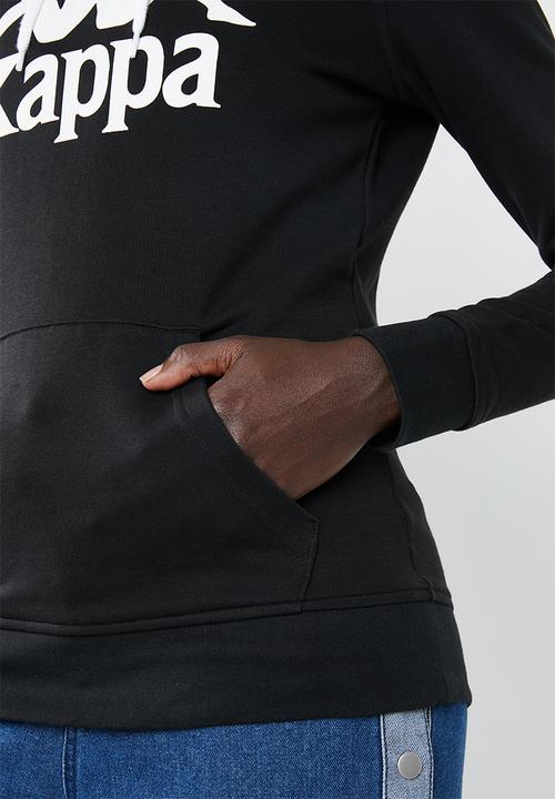 KAPPA - Authetic zimy hoodie - black