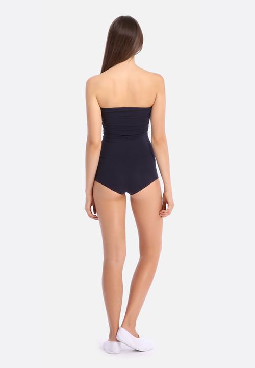 American Apparel - Cotton Spandex Jersey Rouched Bodysuit 