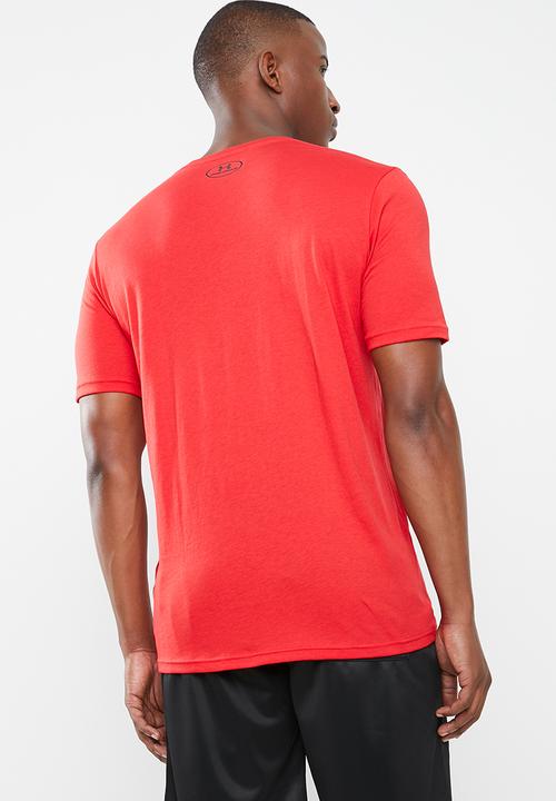 Under Armour - UA big logo short sleeve tee - red