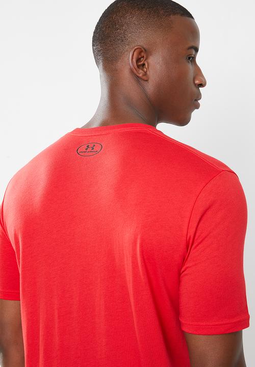 Under Armour - UA big logo short sleeve tee - red