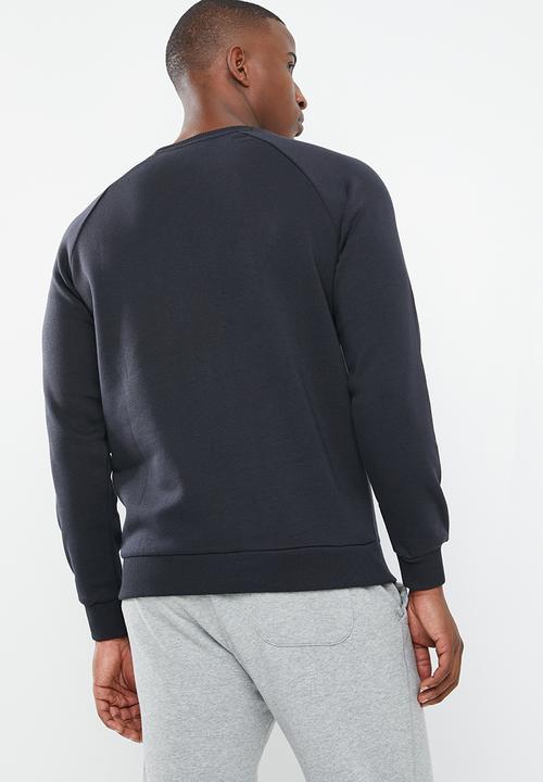 Under Armour - Rival fleece crew - black