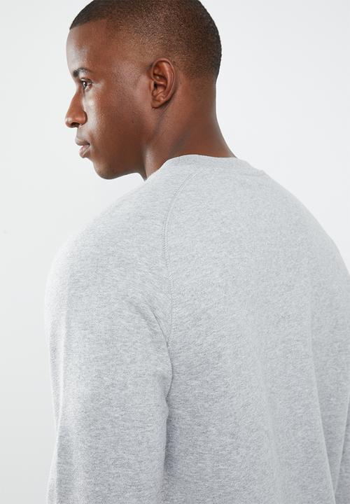 adidas Originals - Trefoil long sleeve crew sweater - grey