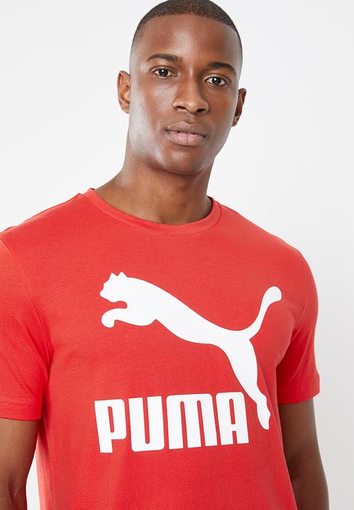 PUMA - Classics logo tee - red
