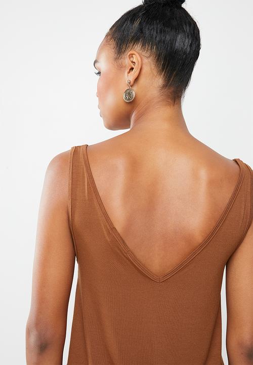 Superbalist - 2 Pack V-neck vest - black & brown