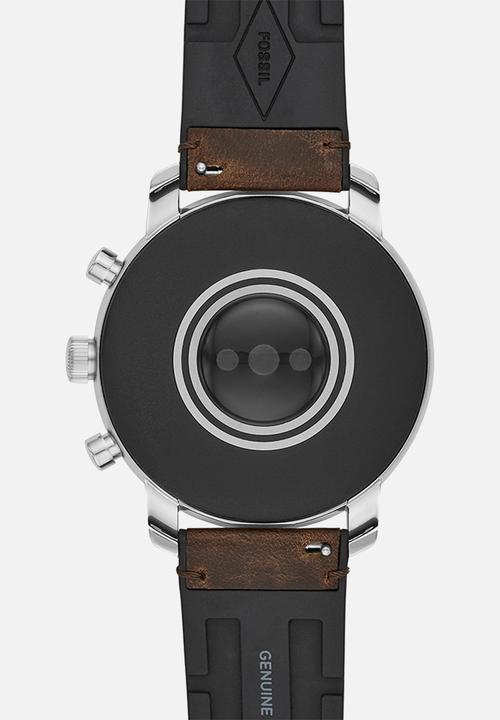 Fossil - Gen 4 smartwatch - explorist HR brown leather