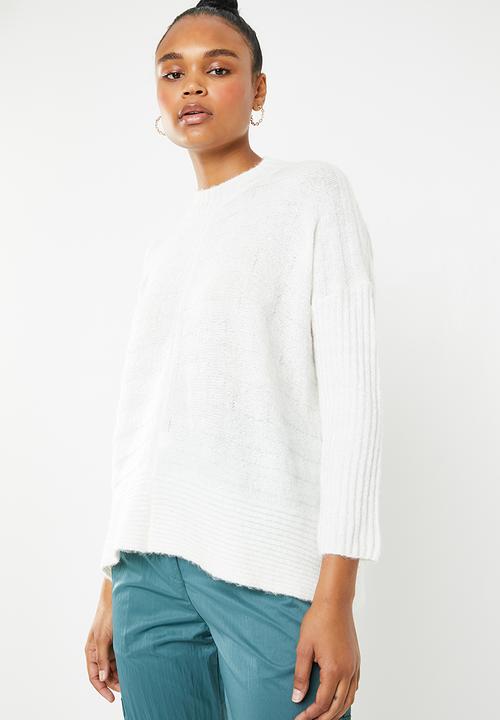 Superbalist - Soft touch turtle neck knit - milk