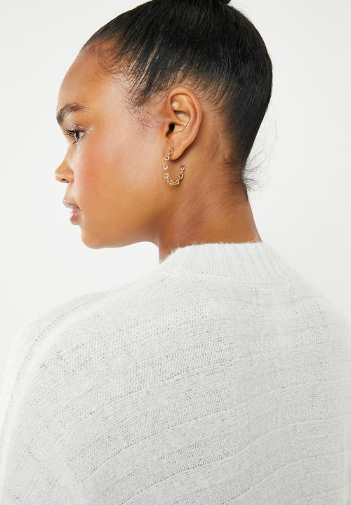 Superbalist - Soft touch turtle neck knit - milk