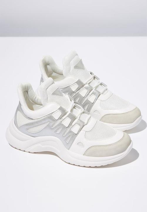 Cotton On - Textile chunky trainer - white