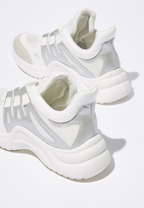 Cotton On - Textile chunky trainer - white