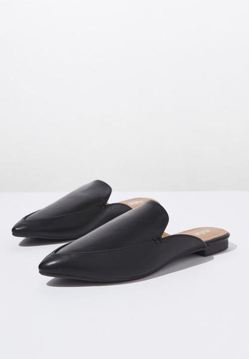 Cotton On - Point mule - black
