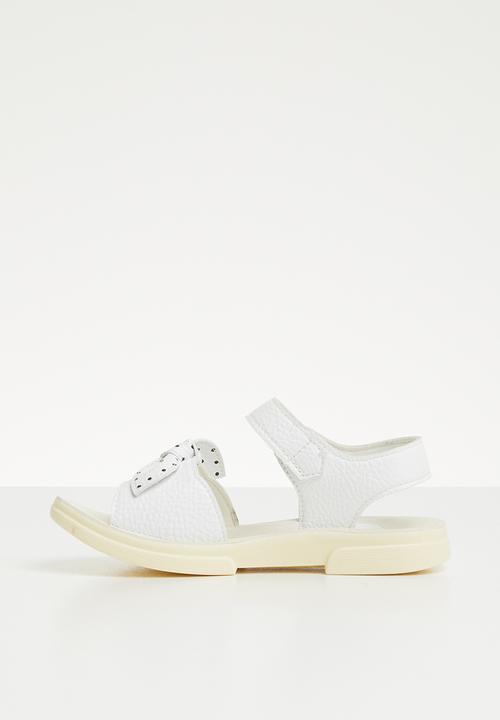 Pop Candy - Bow detailed sandal - white