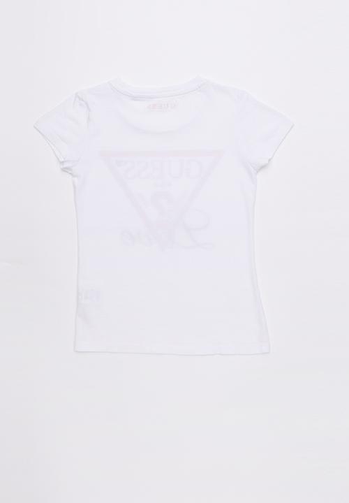 GUESS - Love tri tee - white