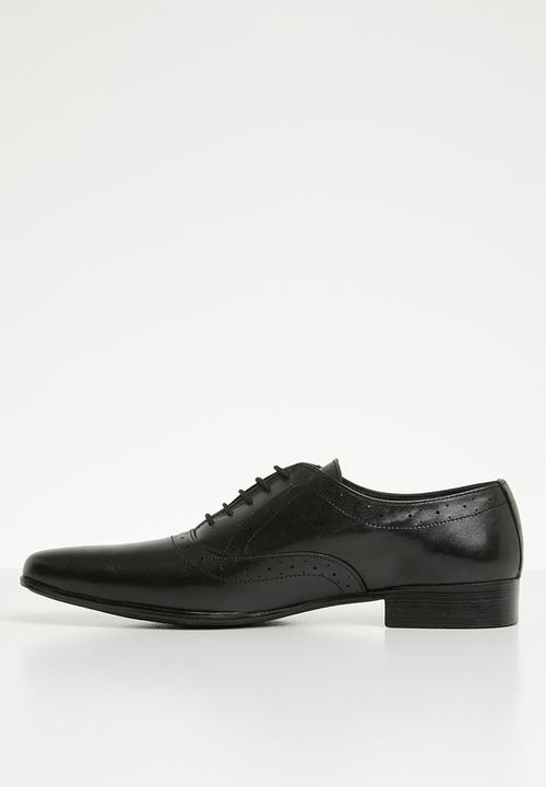 basicthread - Jonathan leather oxford - black