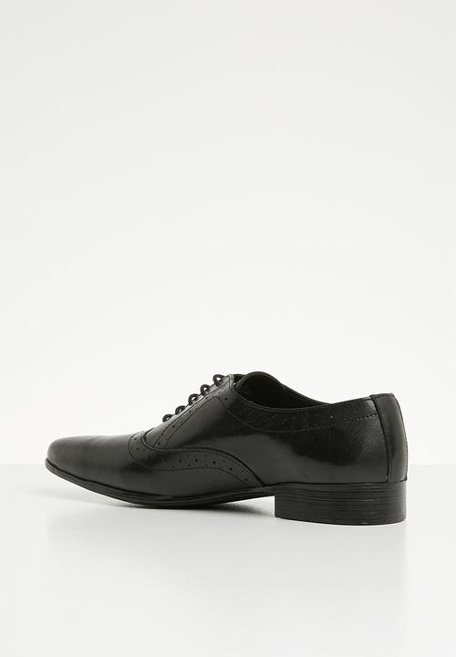 basicthread - Jonathan leather oxford - black