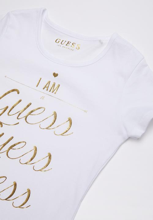 GUESS - Guess tee - white