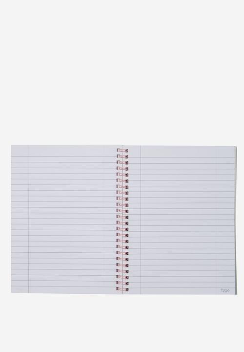 Typo - A5 spinout notebook - multi
