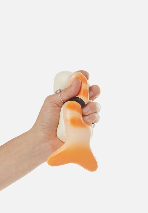 Typo - Novelty sushi squishy - orange & black