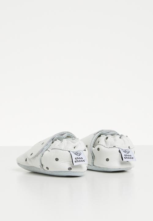 shooshoos - White speckled egg slip on - white
