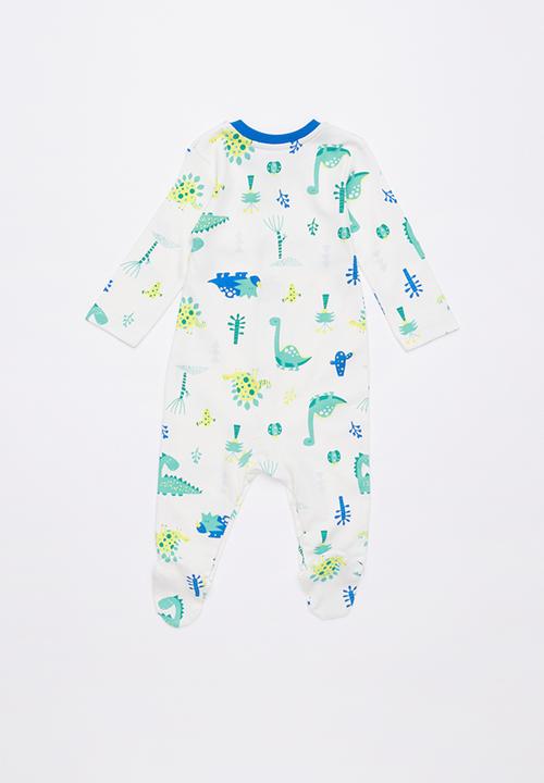 Baby Corner - Dino patterned sleepsuit & hat set - multi