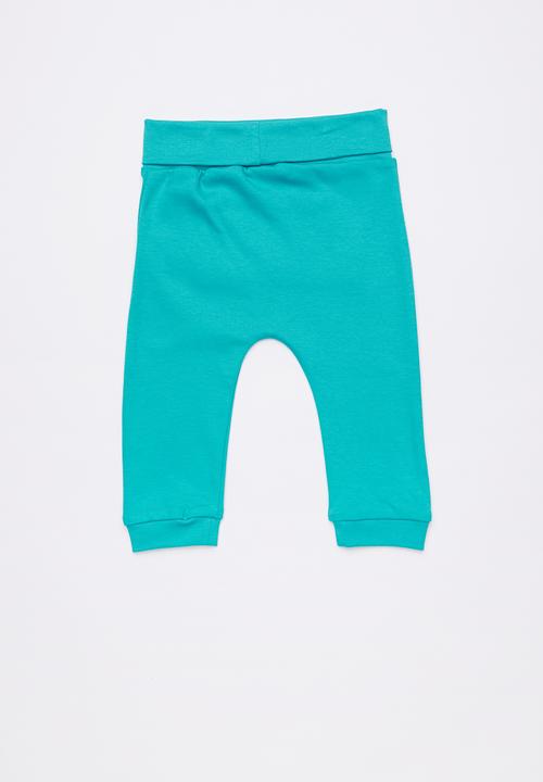 Baby Corner - Dino harem pants - blue