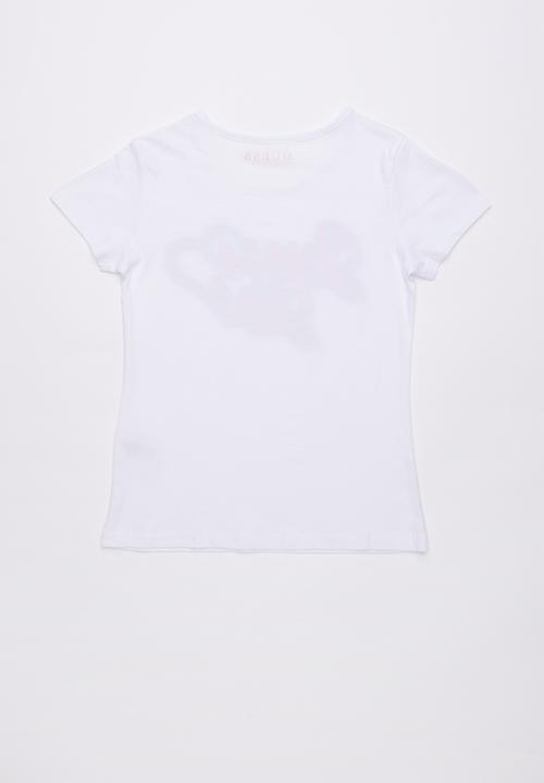 GUESS - Short sleeve guess girl tee - white