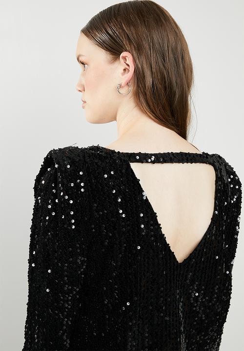 ONLY - Confidence cutout top - black