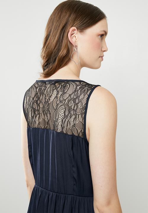 ONLY - Maika lace sleeveless dress - navy
