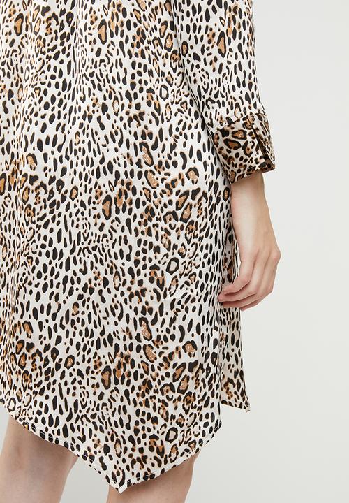 Superbalist - Asymmetrical shirt dress - multi