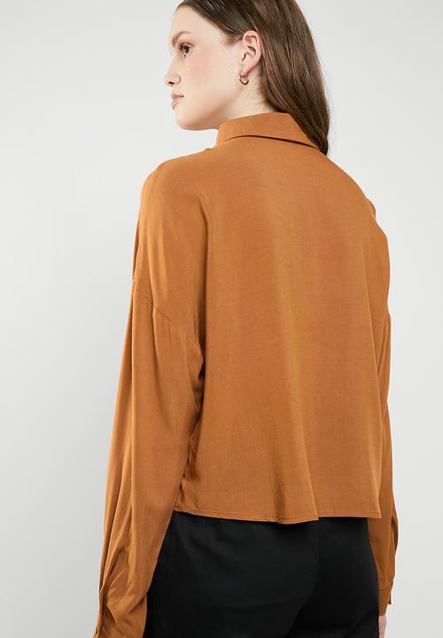 Superbalist - Drop shoulder shirt - brown