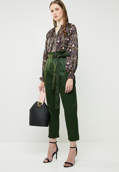 Superbalist - Satin peasant blouse - floral