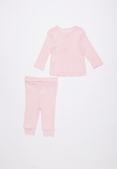 Baby Corner - Unicorn printed pyjama set - pink