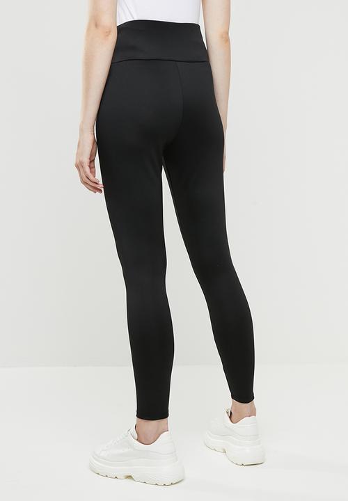 STYLE REPUBLIC - Front zip leggings - black