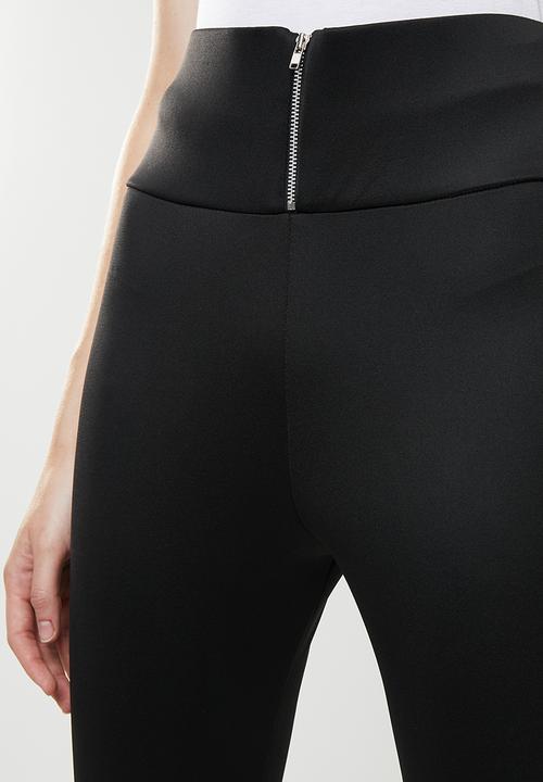 STYLE REPUBLIC - Front zip leggings - black