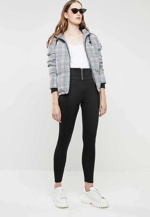 STYLE REPUBLIC - Front zip leggings - black