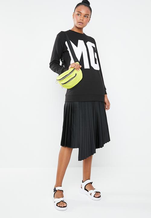 Missguided - MG sweatshirt - black