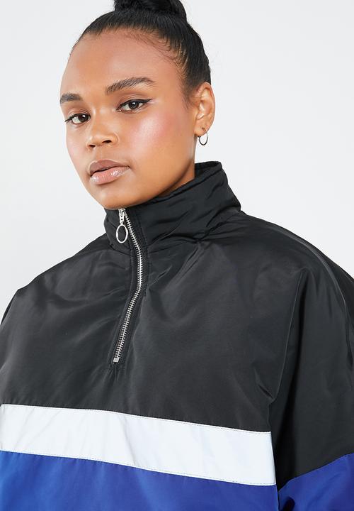 Missguided - Overhead colour block parka - multi