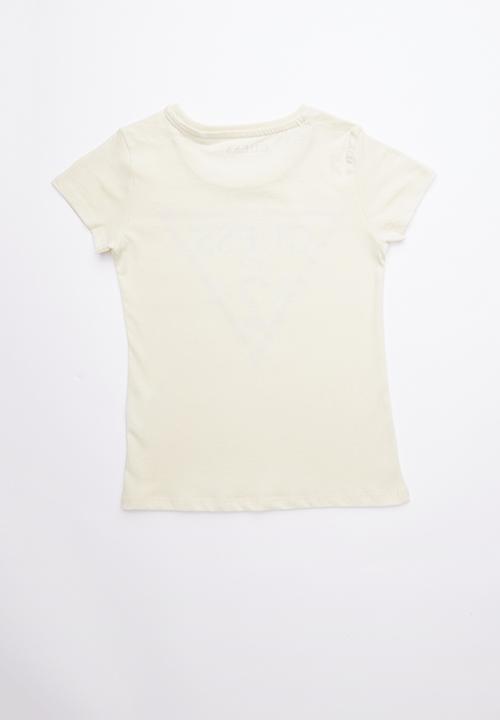 GUESS - Short sleeve classic tri tee - yellow