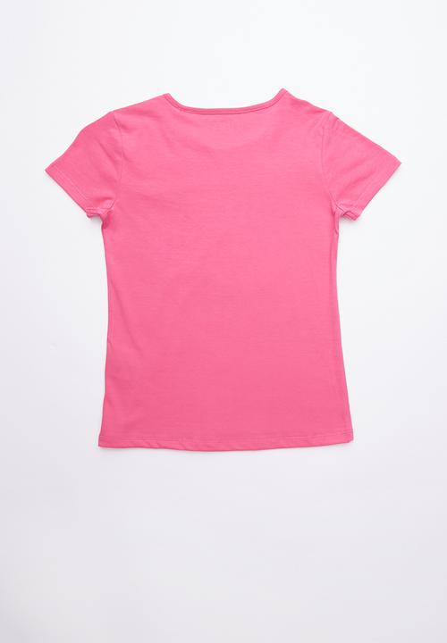 GUESS - Bow print tee - pink