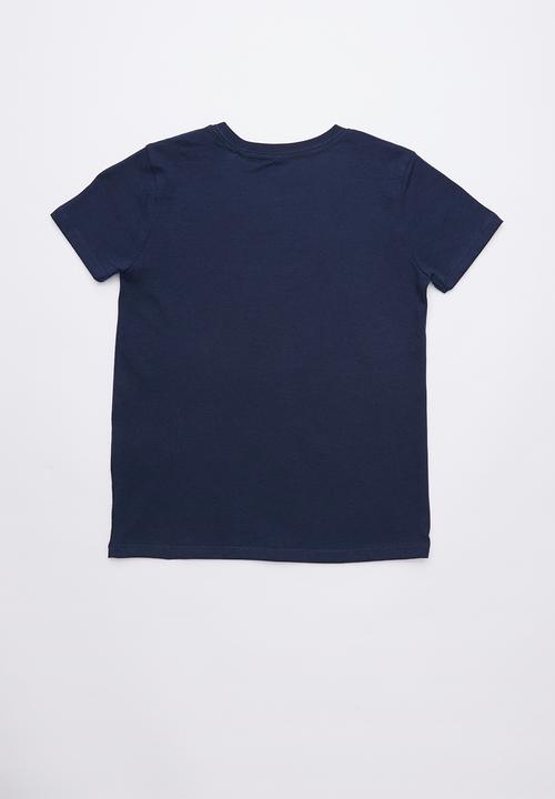GUESS - Short sleeve Guess tee - blue